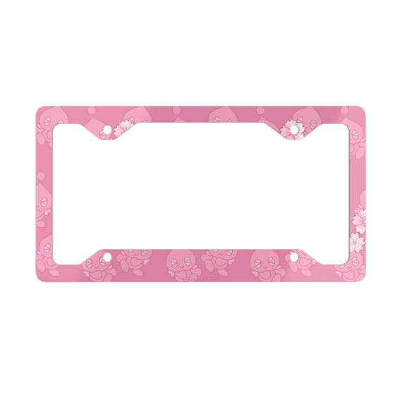 Chao Metal License Plate Frame - Sonic Metal License Plate Frame, Gifts for Video Game Fans, Car Accessories, Gamer Gift