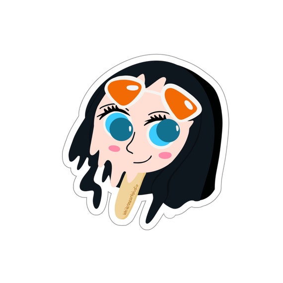 Straw Pirate Hat Archaeologist Popsicle Die-Cut Stickers