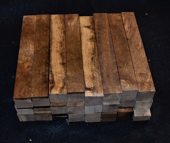 Walnut Pen Blanks 3//4 x 3//4 x 5 Set of 5
