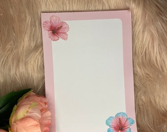 A5 notitieblok met bloemenmotief, briefpapier