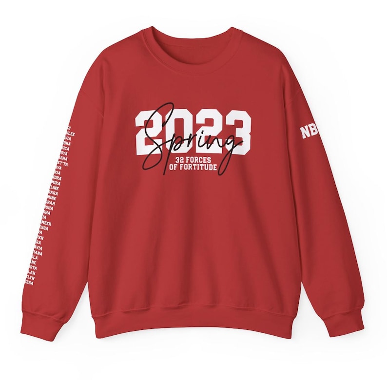 Personalized DST Line Sister Sweatshirt | D9 Black Sorority, Gift for Delta Girl Red
