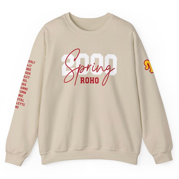 Personalized Line Sister Sweatshirt | DST Black Sorority, Gift for Delta Girl