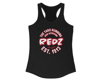 DST Yard Running Redz Women's Tank | Black Sorority Shirt, D9 Crossing Gift, Modern BGLO Apparel, NPHC Apparel