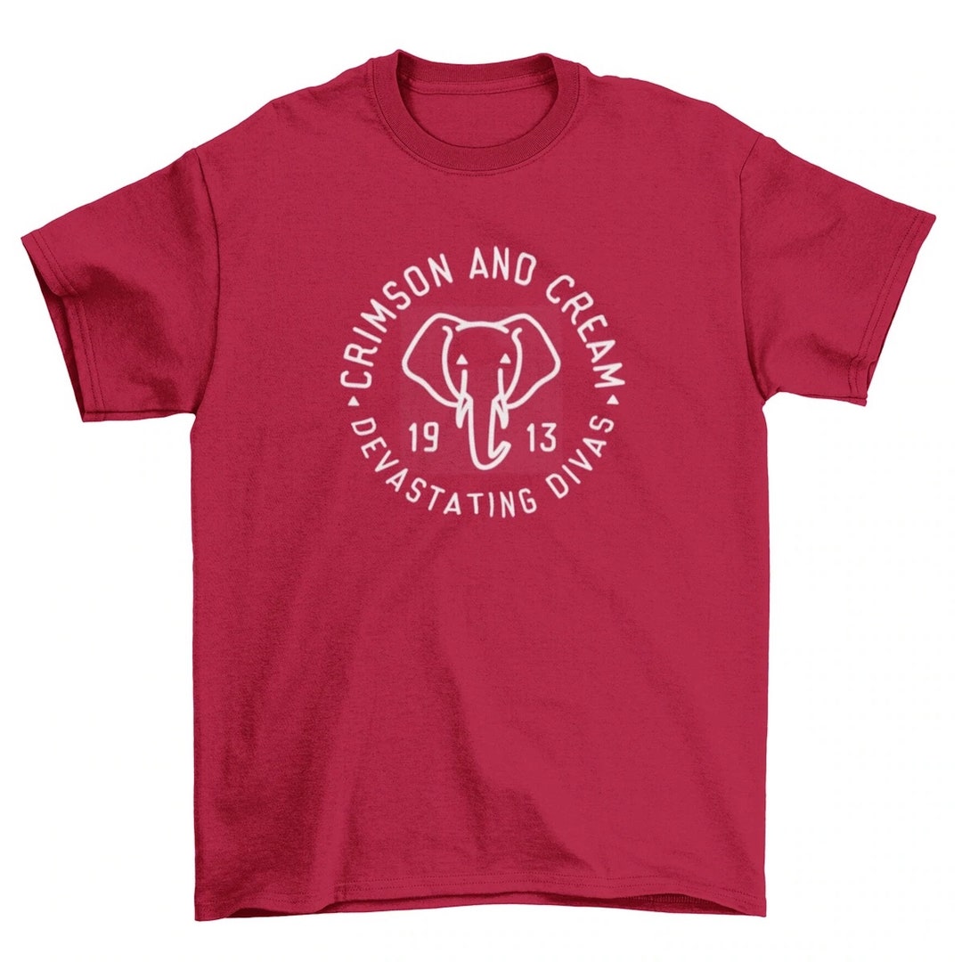 Delta Elephant Icon T-shirt Red DST D9 Black Sorority Crossing Gift ...