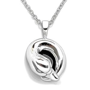 Silver Duck Necklace, Duck Jewelry, Duck Pendant, Bird Necklace, Duck Hunter Jewelry, Wildlife Jewelry, Gift for Hunters