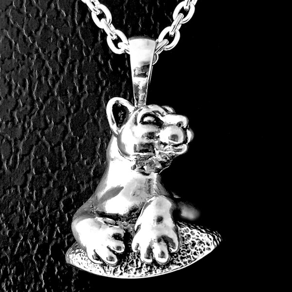 Cougar Pendant Etsy