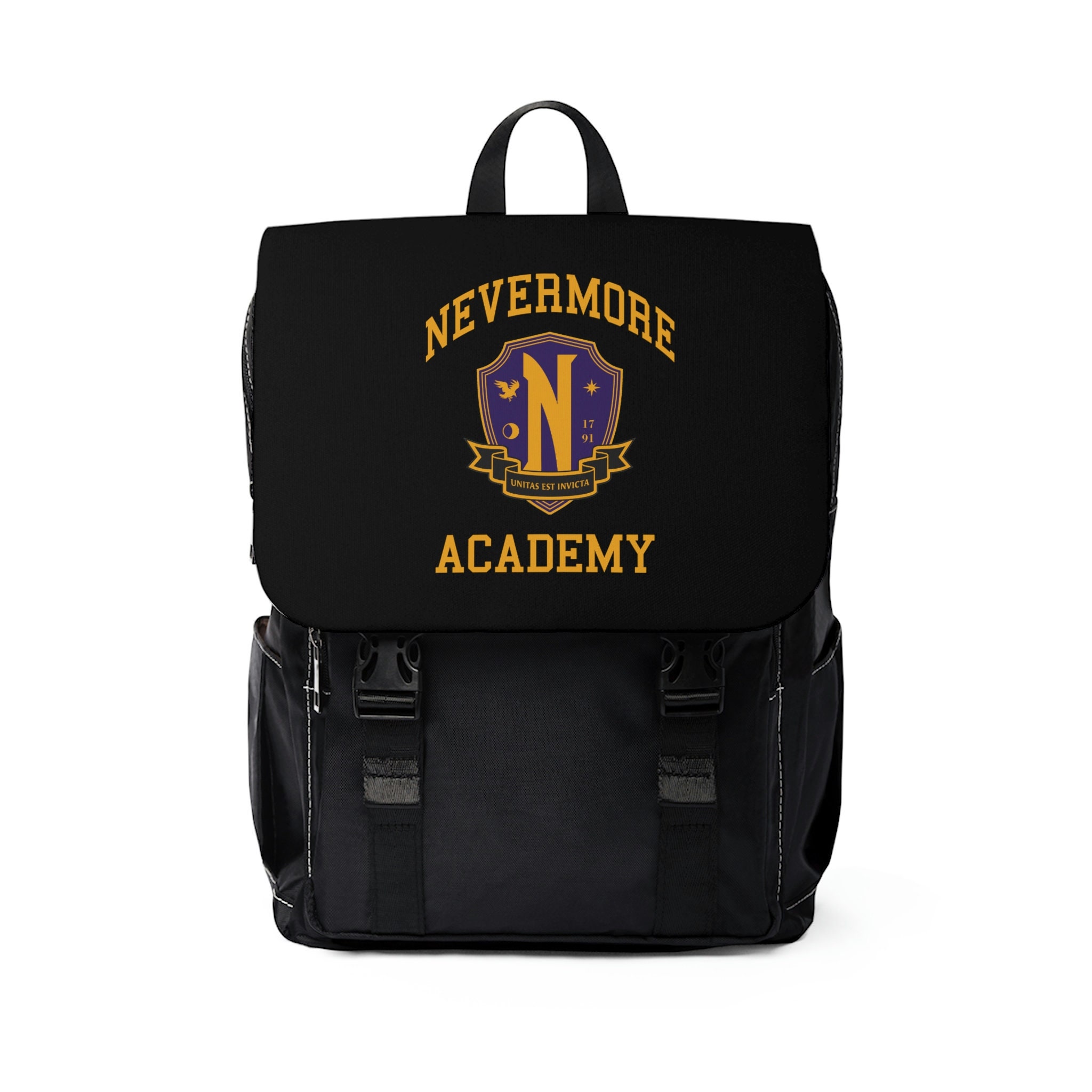 Discover Nevermore Academy Unisex Casual Shoulder Backpack