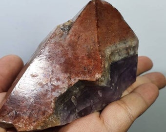 Auralite 23 ~ Red Hematite Amethyst Single Point #1