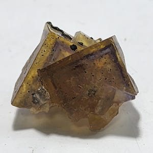 Fluorite w zoning and baryte from Glück mine, Bergmännisch Frohnau, Saxony, Germany image 1