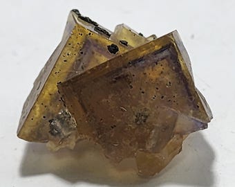 Fluorite w zoning and baryte from Glück mine, Bergmännisch Frohnau, Saxony, Germany
