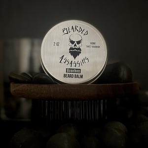 BOURBON Beard Balm 2oz | Handmade | Beard Care | Grooming