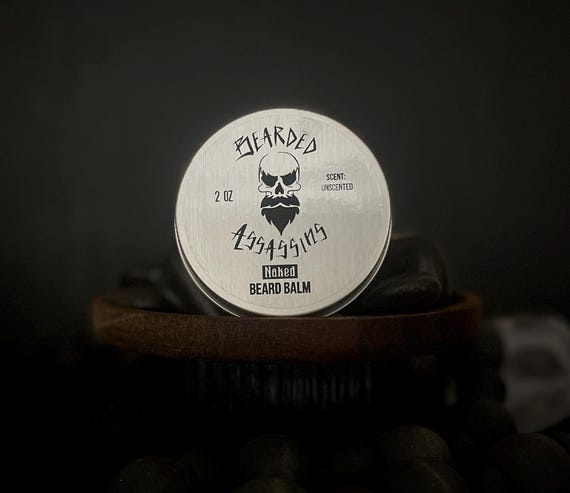 NAKED Beard Balm 2 OZ | Unscented Beard Styling Product | Men's Grooming