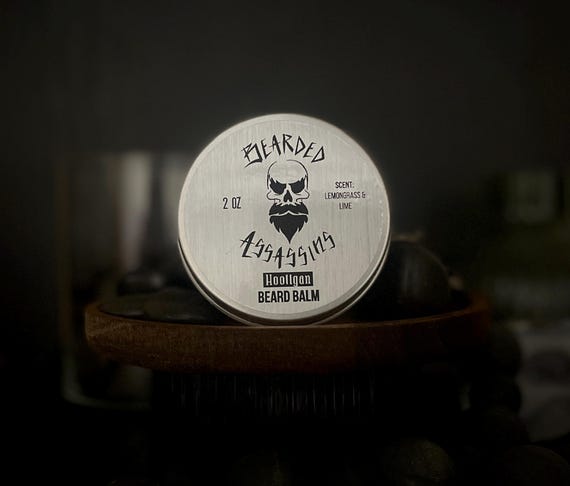 HOOLIGAN Lemongrass Beard Balm 2oz | Handmade | Beard Care | Men's Grooming