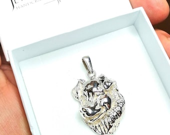 Australian Shepherd jewelry pendant - sterling silver - Custom Dog Necklace - Pet Memorial Gift - Dog Mom Gift - Pet jewellery
