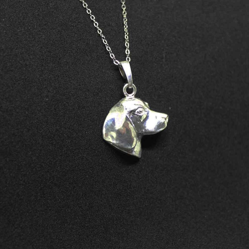 Beagle dog jewelry pendant Sterling SilverPersonalized Pet Necklace