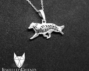 Border Collie jewelry pendant -Sterling Silver-Personalized Pet Necklace-Dog lover gift-Custom Dog Necklace-Pet Memorial Gift-Dog Mom Gift