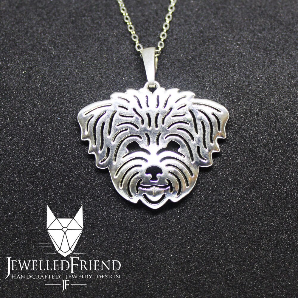 Bichon Havanese jewelry pendant Sterling Silver