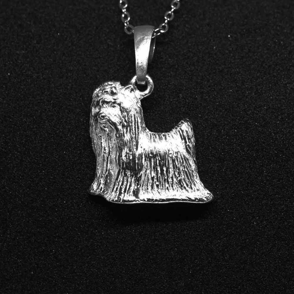 Yorkie Jewelry Pendantsterling Silverpersonalized Pet Etsy UK