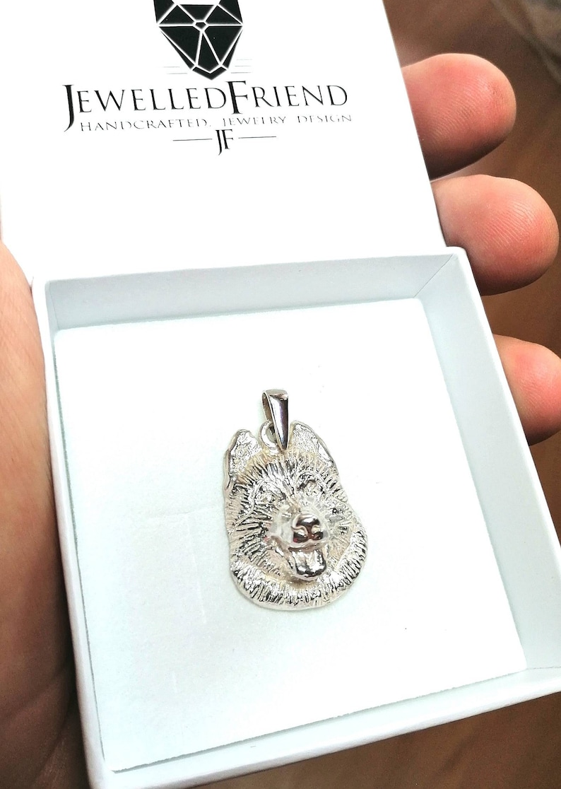 Siberian husky jewelry pendant Sterling Silver Dog jewelry Necklace-Personalized Pet Necklace