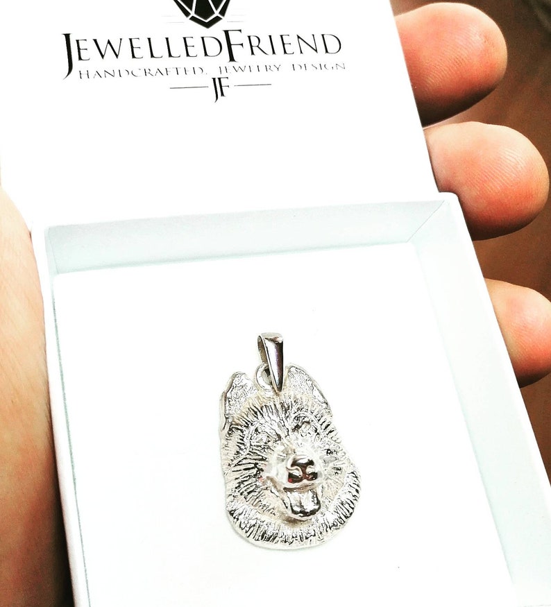 Siberian husky jewelry pendant Sterling Silver Dog jewelry Necklace-Personalized Pet Necklace