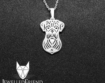 Boxer dog jewelry pendant-Sterling Silver-Personalized Pet Necklace-Dog lover gift-Custom Dog Necklace-Pet Memorial Gift-Dog Mom jewellery