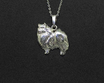 Spitz jewelry pendant-Sterling Silver-Personalized Pet Necklace-Dog lover gift-Pet Memorial