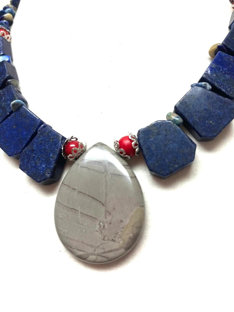 Lapis Necklace - Blue