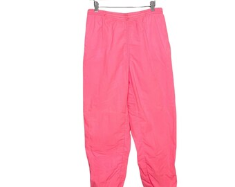 Pink Nylon Pants - Etsy