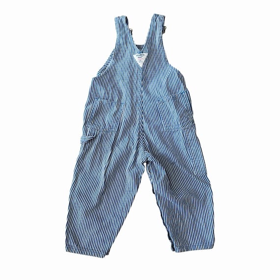 Vintage Oshkosh B'Gosh Overalls Size 2T Vestbak Railr… - Gem