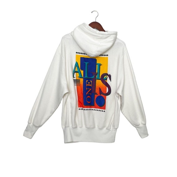 Vintage 90s Hard Rock Cafe Hong Kong Hooded Sweatshirt- All is One