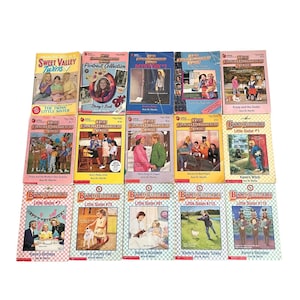 Lot of 15 Vintage Babysitters Club Books Apple Paperback Ann M. Martin- vintage books- collectible- kids books