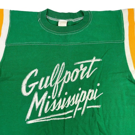 True Vintage 1970’s Gulfport Mississippi Ringer T… - image 2