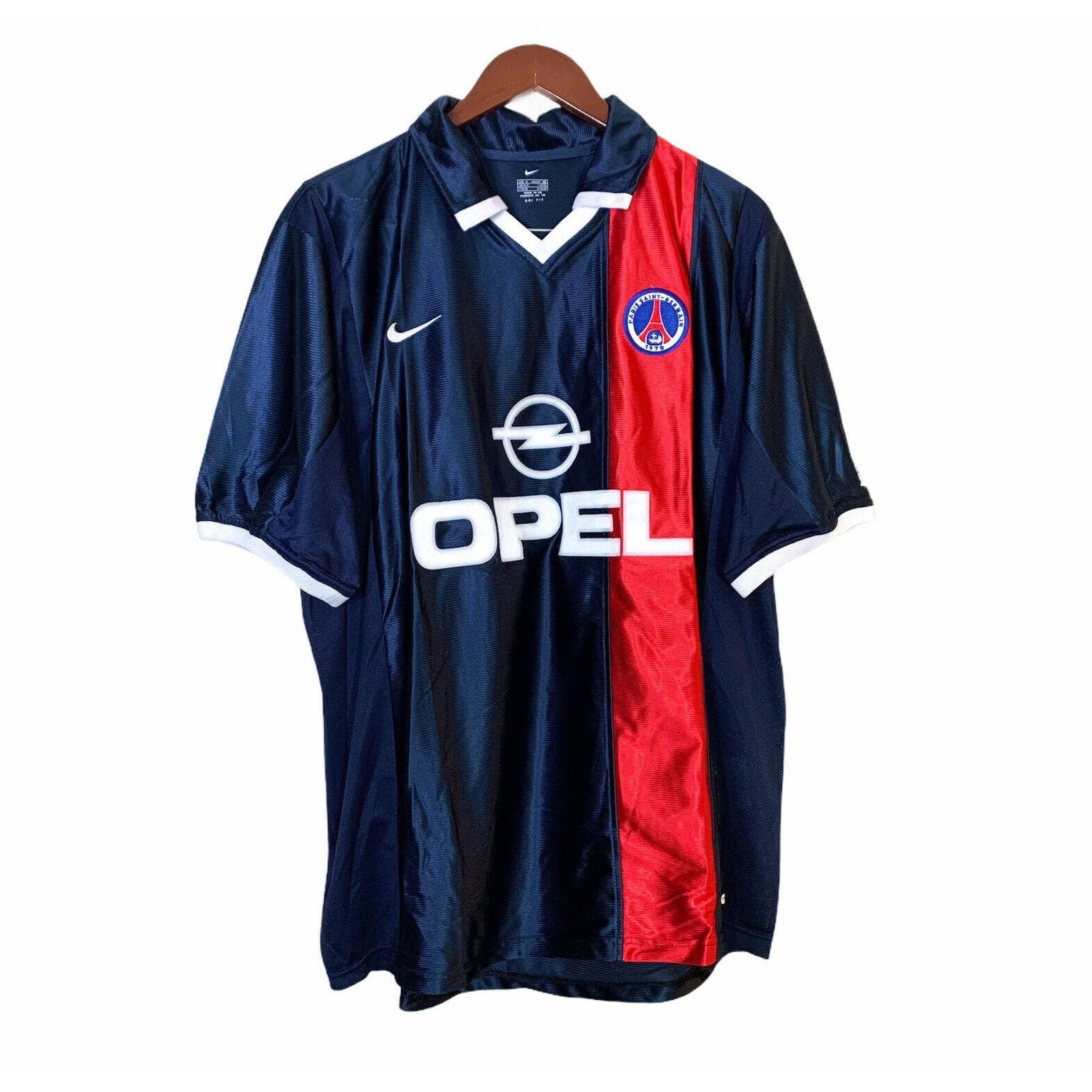 Vintage Nike Opel PSG Paris France Home Football Shirt Jersey  Etsy