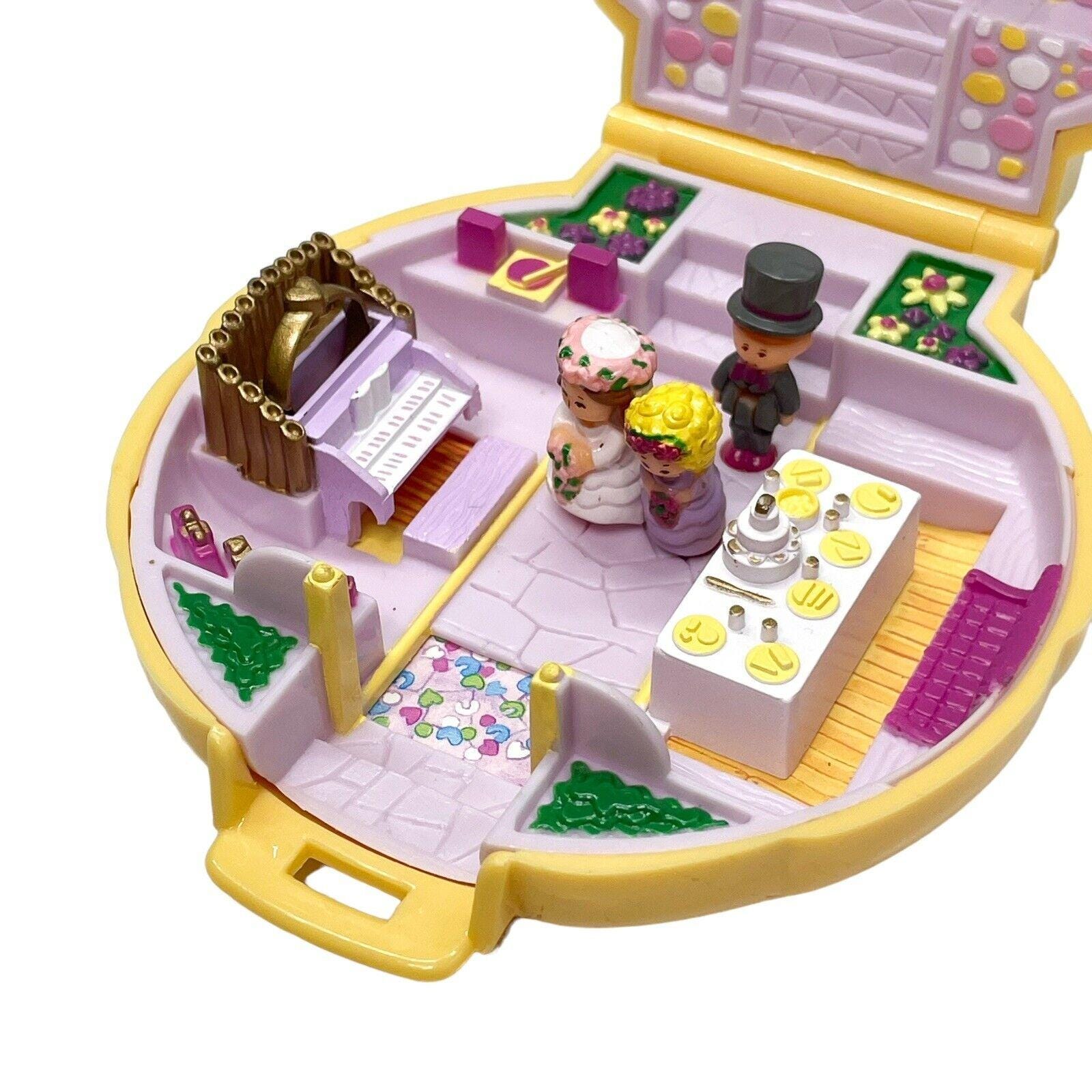 Vintage 1989 Polly Pocket Nancy's Wedding Day- Complete With