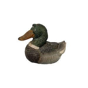 Vintage 1981 Mini Duck Figurine- DJ- vintage decor- collectible
