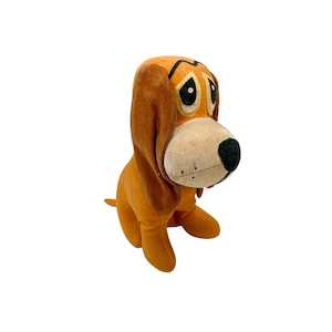 Vintage Dakin Dream Pets Hound Dog Plush- Sad Eyes- Made In Japan- vintage toys- collectible plush- stuffed animal