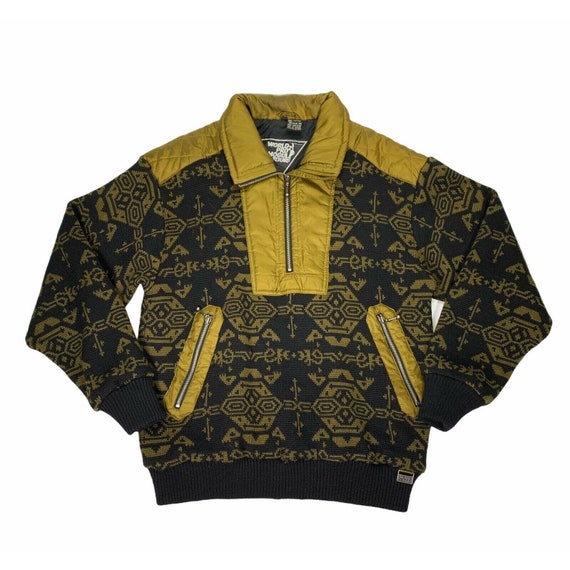 Men’s White Stag Vintage/Retro Lined Wool Ski Swea