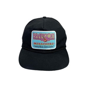 VTG Branson Missouri Adjustable Trucker Hat Country Music Show Capital Patch- vintage clothing- vintage fashion- cap- vintage hat