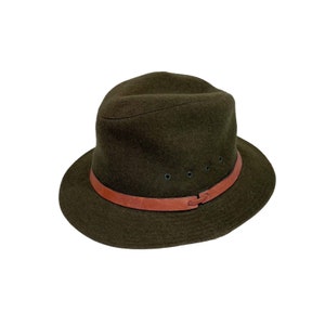 Vintage Abercrombie and Fitch Wool/Nylon Fedora Hat- Size XL- vintage clothing- vintage fashion- winter hat