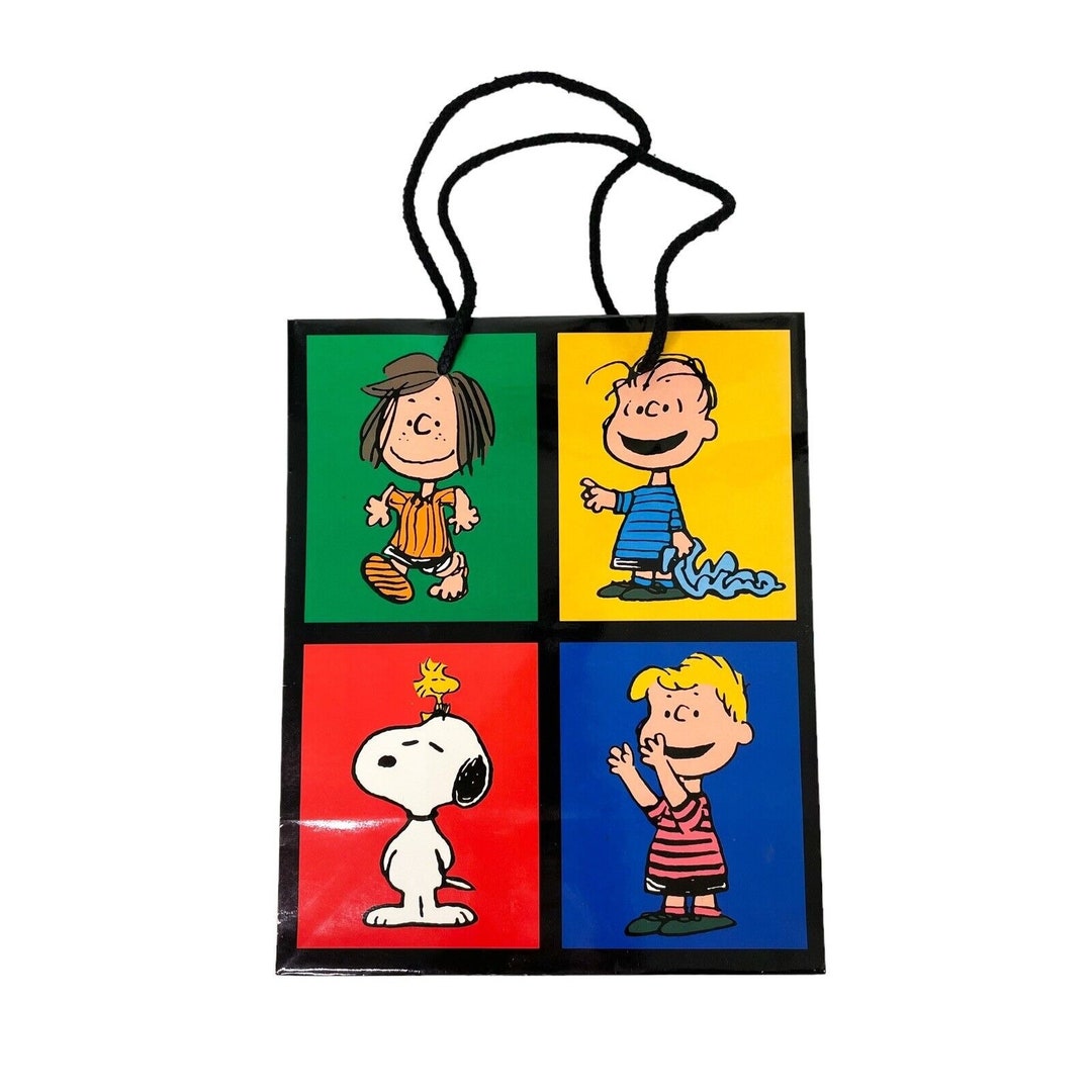 VTG Peanuts Snoopy & Gang Applause Gift Bags 40 Years of Happiness