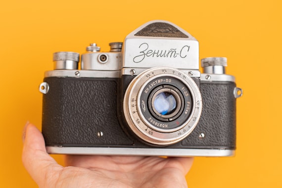 Zenit C Rangefinder Film Camera, Industar 50 Lens - Soviet Vintage