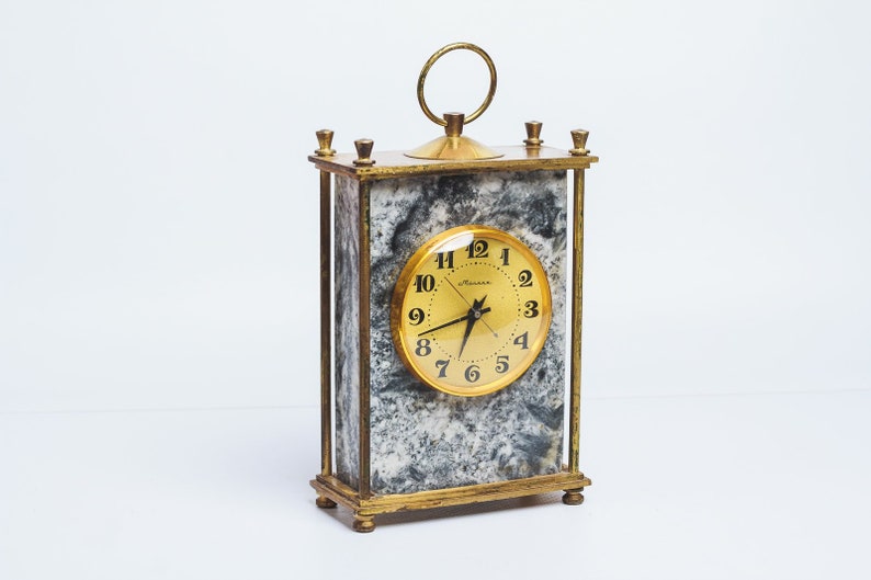 Alarm Clock Soviet Mechanical Desk Vintage Home Image 0