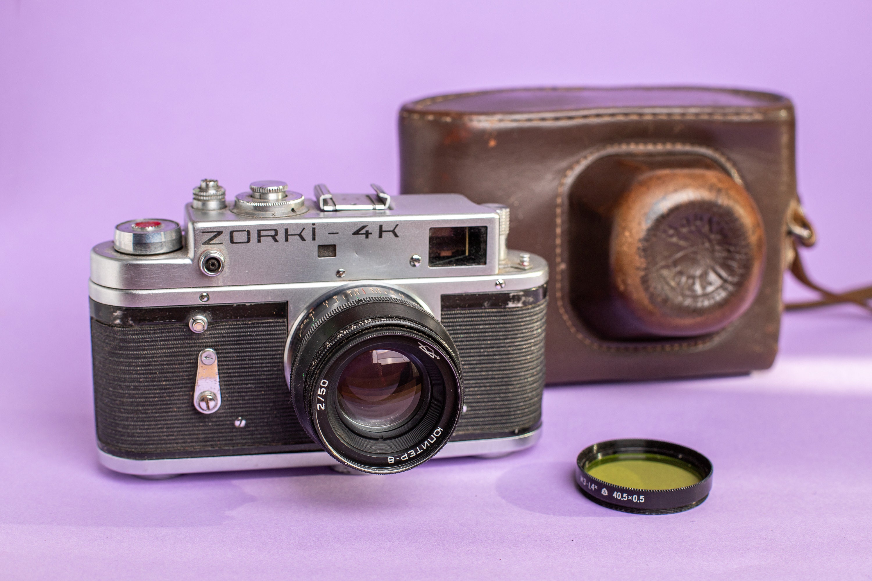 Zorki 4K Camera Rangefinder Film Camera Lens Jupiter Lens 50mm