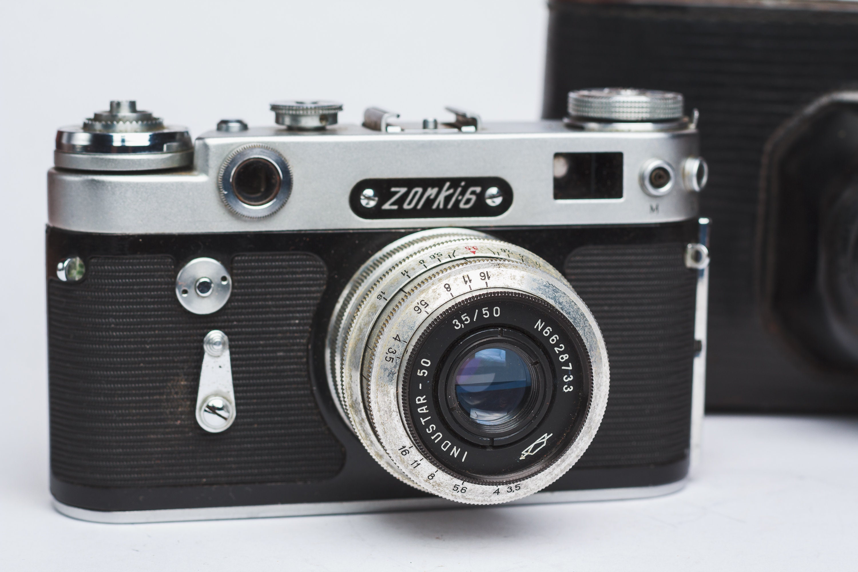 Zorki 6 camera Rangefinder film camera Lens Industar 50 lens Etsy