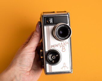 Retro Video Camera Pentaka 8 Old Vintage Movie Camera 8mm Video