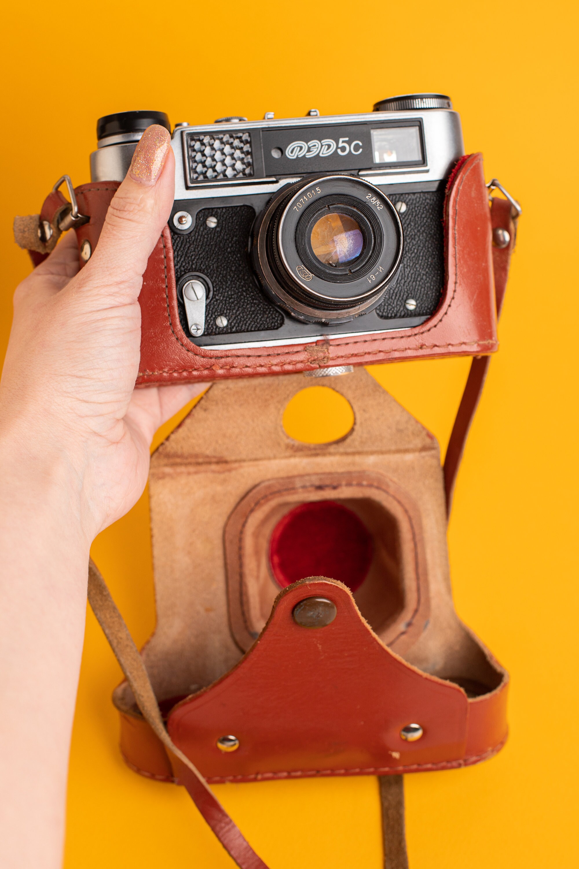 フィルムカメラ Fed5 & Industar-61 ソ連製の FED-5 B ビンテージ レンジファインダー 35 mm