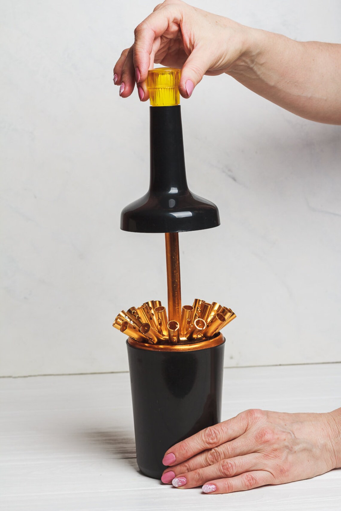 Cigarette Dispenser Holder Box Bottle Vintage Storage Custom Etsy