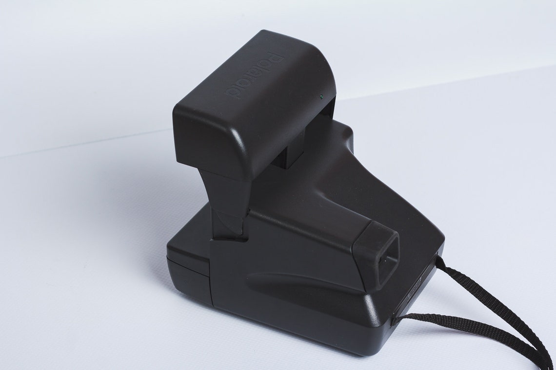 Appareil Photo Vintage Polaroid 636 - Plastique Noir, Caméra Instantanée (occasion, Fonctionnel)