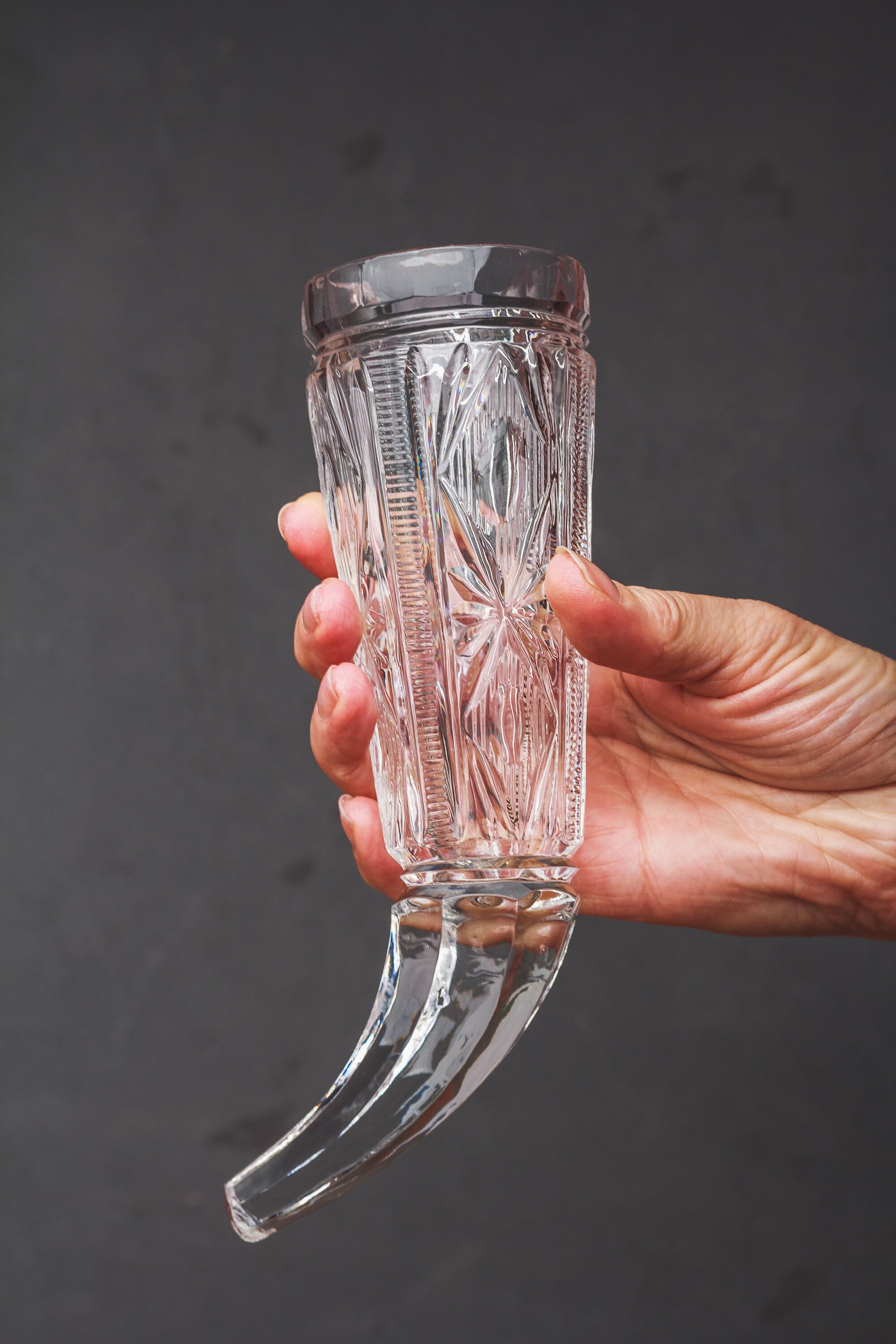 Crystal Drinking Horns Glass Wine Goblet Viking Drinking Horns Etsy