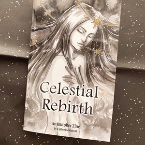 Inktober Art Zine - Celestial Rebirth